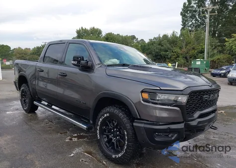 2025 Ram 1500 Rebel 4X4 5'7 Box z USA, uszkodzony, nr VIN 1C6SRFLPOSN689478